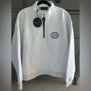 White Fox Boutique zip front sweatshirt